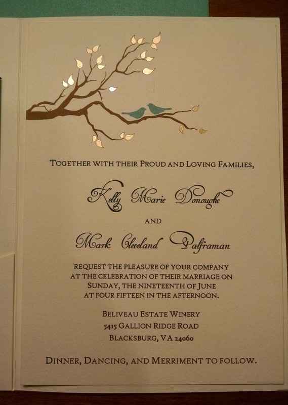 Invitation Proof Read Requested, Lesson Learned, and a Question