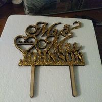 wedding cake topper - 1