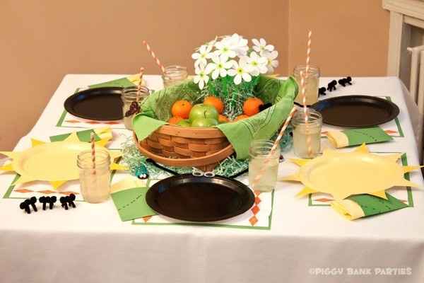 Centerpiece help: Picnic theme