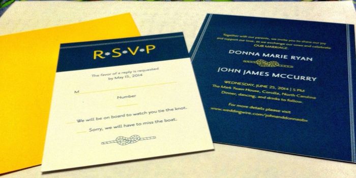 Show us your wedding invitations!