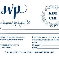 rsvp cards - 1