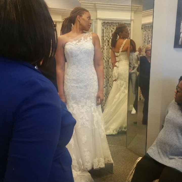 My dress is in...now I want to see yours!