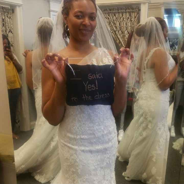 Finally said Yes to the dress!