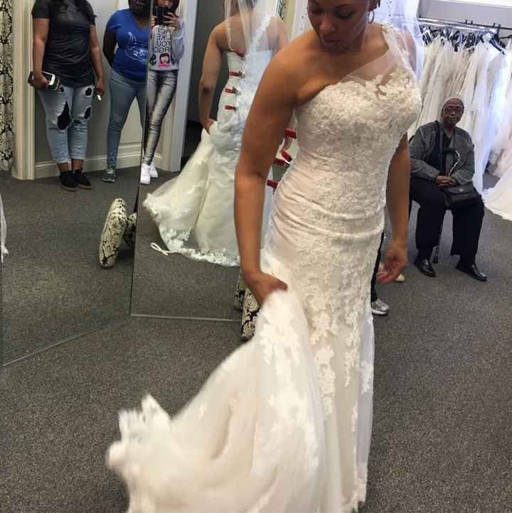 Let me see what you're wearing on your wedding day