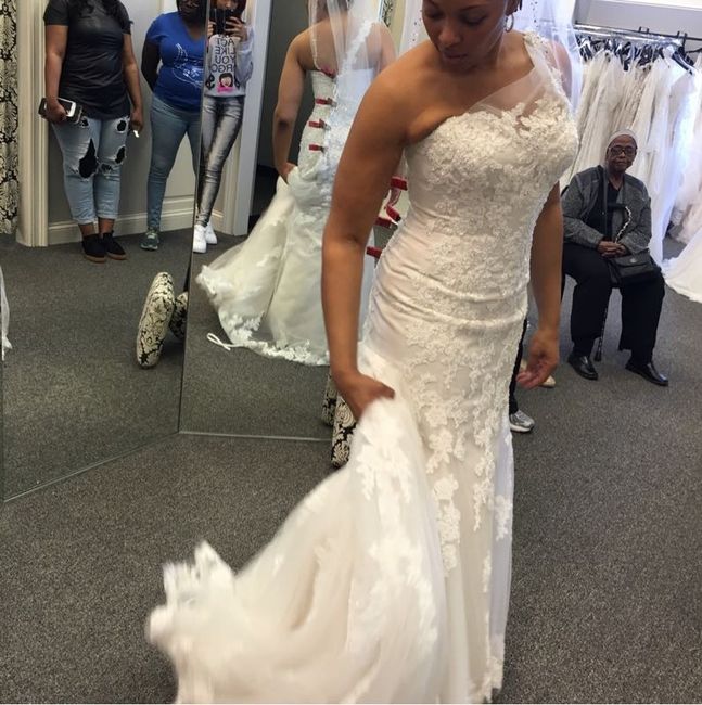 Let me see what you're wearing on your wedding day