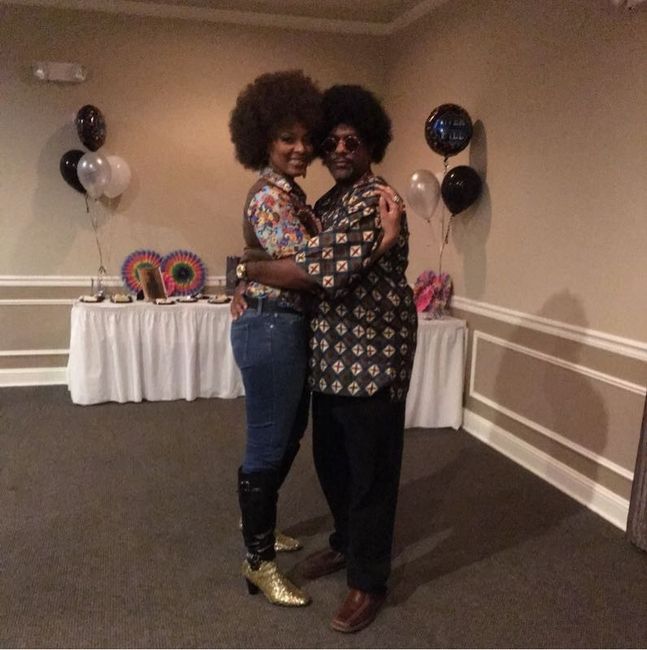 Happy Halloween post a pic of you and your fiancé in costumes