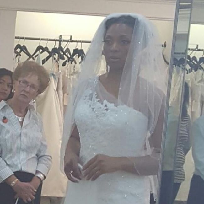 My dress came in early!