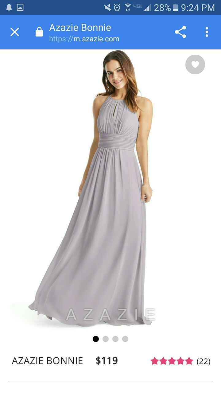 Bridesmaid dresses advice!