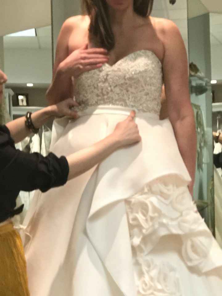 Dress Design Help! I may have got caught up in the excitement...