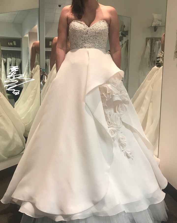 Dress Design Help! I may have got caught up in the excitement...