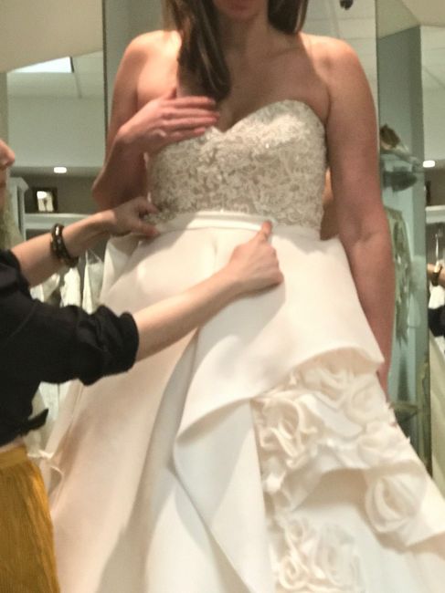 Dress Design Help! I may have got caught up in the excitement...