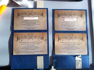 My Invitation Pieces have arrived!!