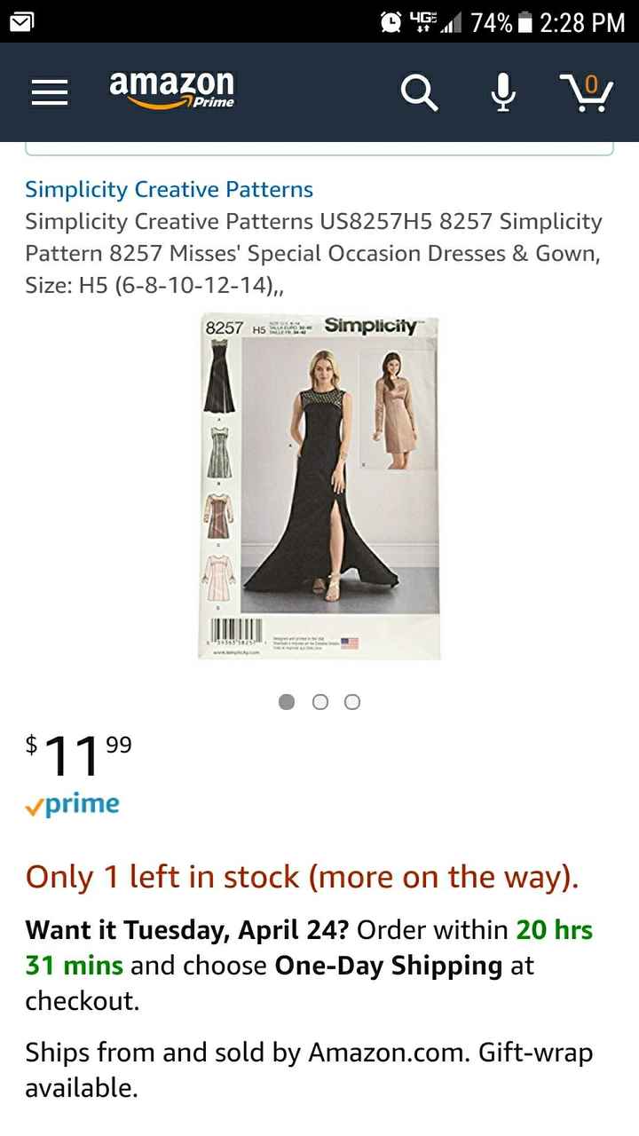 Sewing your dress! - 1