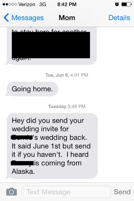 My MIL doesn't know how to wedding...