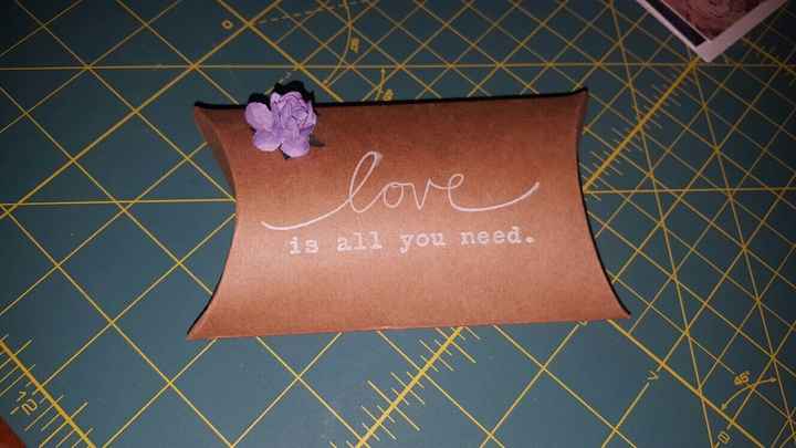 Made these boxes for table treats...