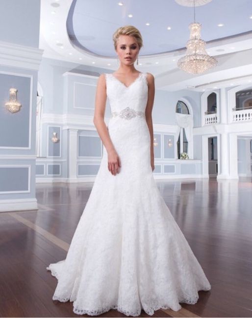 One happy bride, said YES TO THE DRESS!!