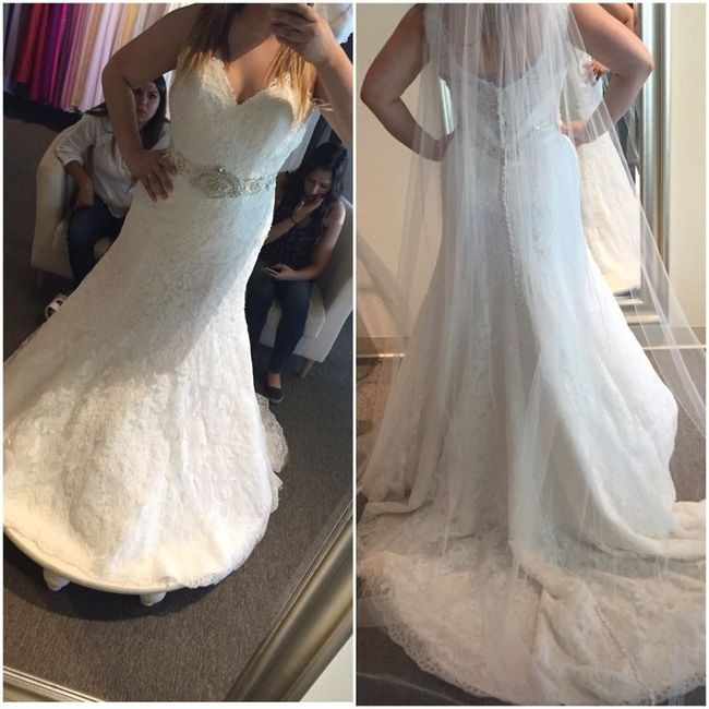Officially said yes to the dress last night! Post your dress pics!