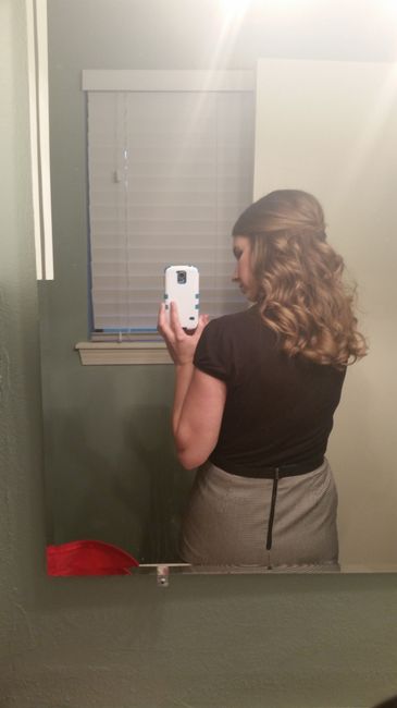 Hair and makeup trial pics - anything I should change?