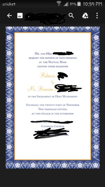 How did you do your invites?