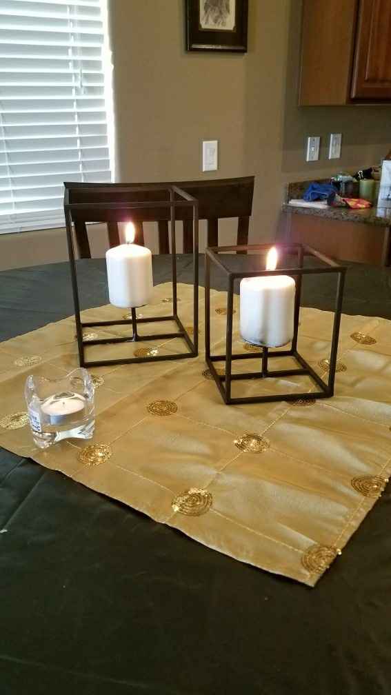 Alternatives to wood slices and mirrors?