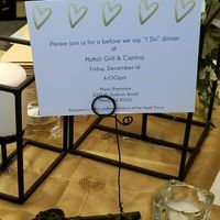 Table number holders
