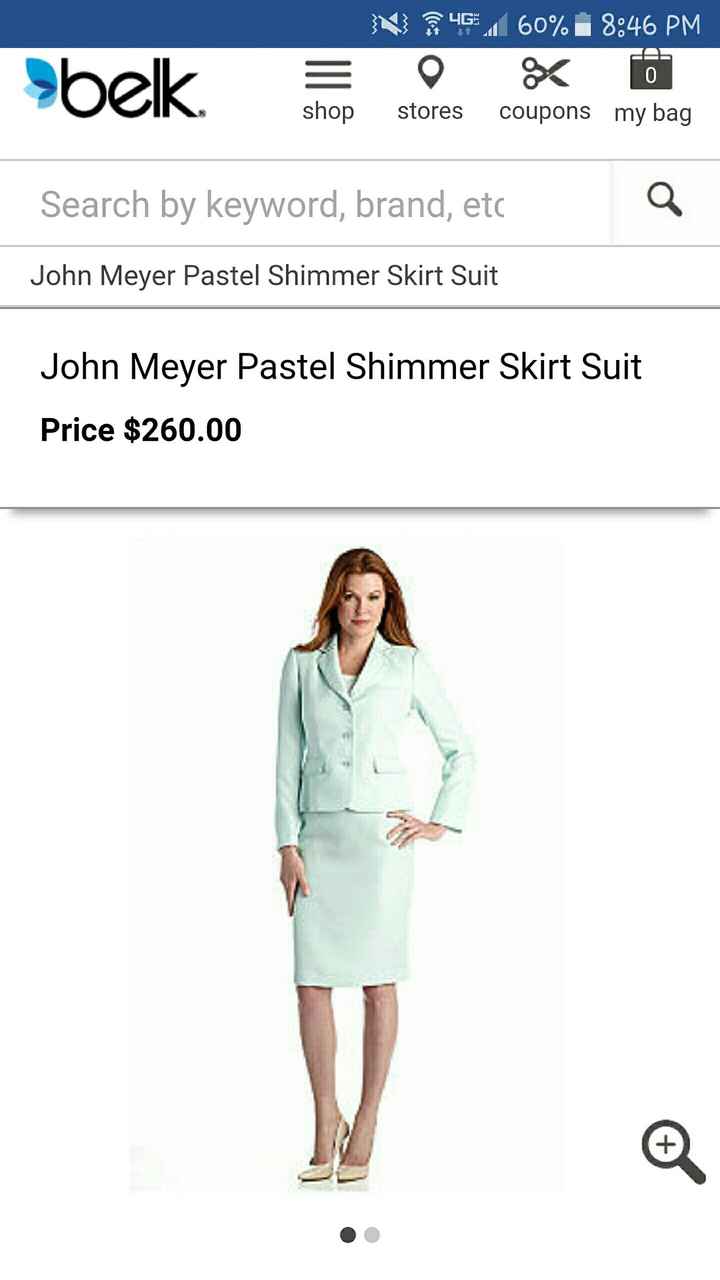 Any women wearing a suit? Where did you buy?