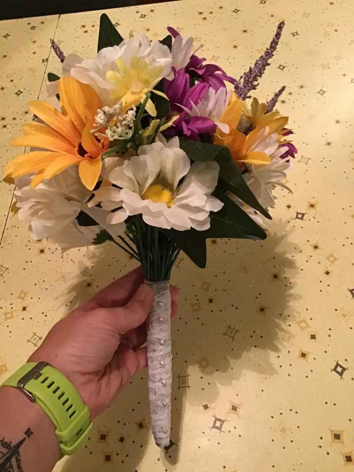 Dollar tree bouquets? October bride - 1