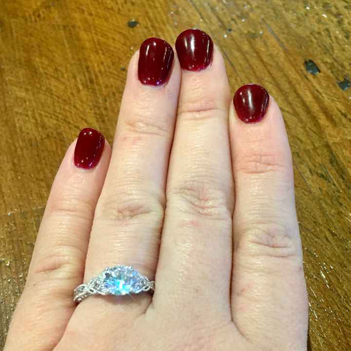 Show off that ring !!! 💍💍💍💍🥂🥂🥂 - 1