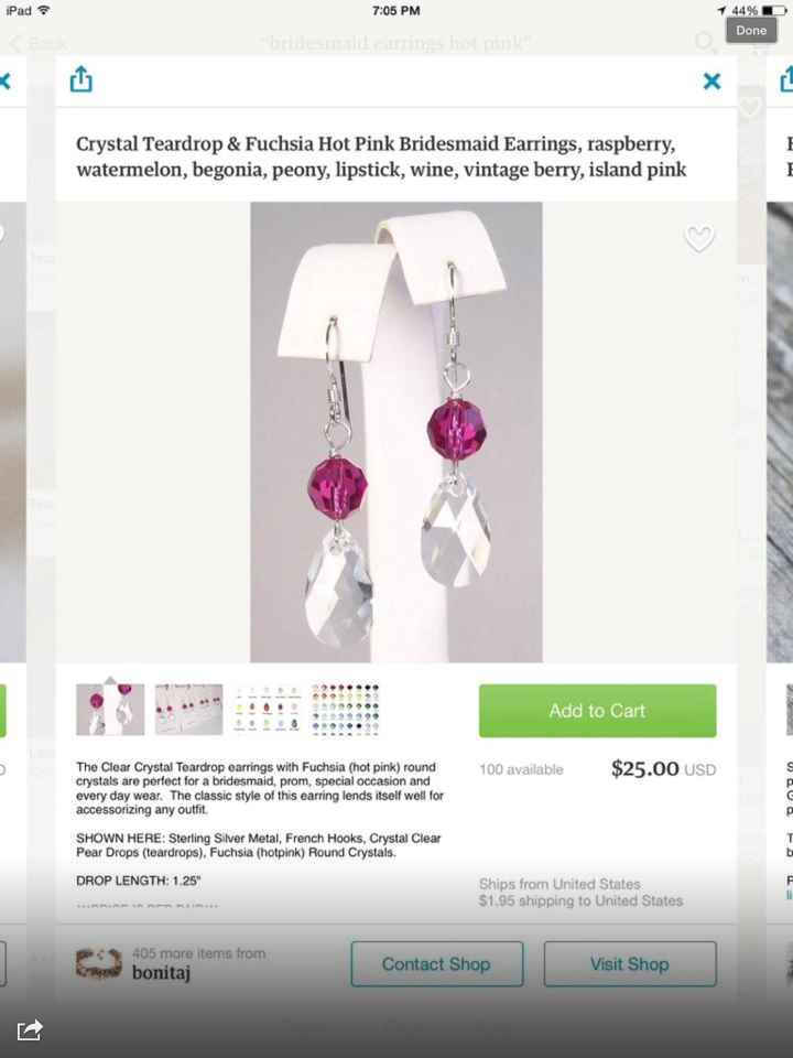 Bridesmaid Jewelry -- Help??