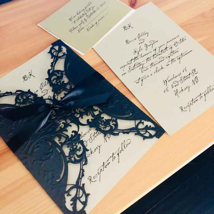 How much did you spend on invitations? - 1