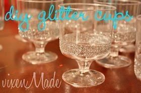 DIY glitter cups?