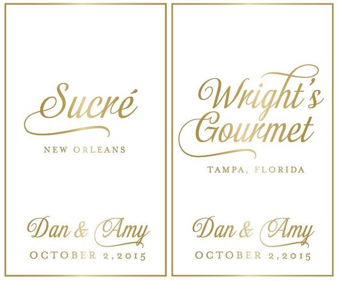 Invitation & Table Label Proofs! *pics*