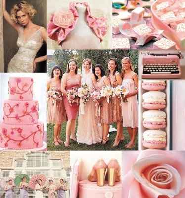Pink wedding colors?