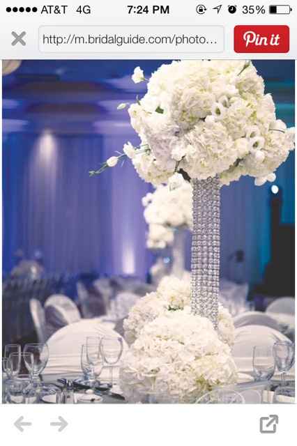 Who is doing Tall Centerpieces? Please post your pic!