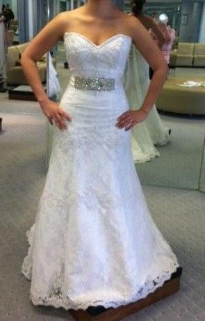 ATTENTION all brides w/a lace fit and flare gown