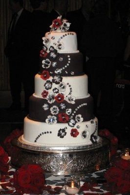 I NEED unique IDEAS FOR A RED, BLACK AND WHITE WEDDING?