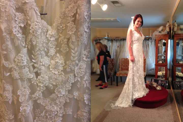 Waiting on my dress, so let me see yours and your accessories!