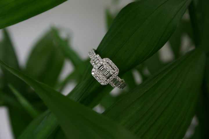 What kind of wedding band for a 3 stone engagement ring?