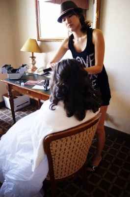 Make up and hair trial