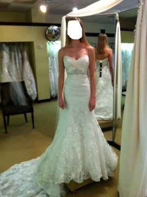 Have to pick heel height when ordering my dress! eek! + what do you think of the bust of this dress?