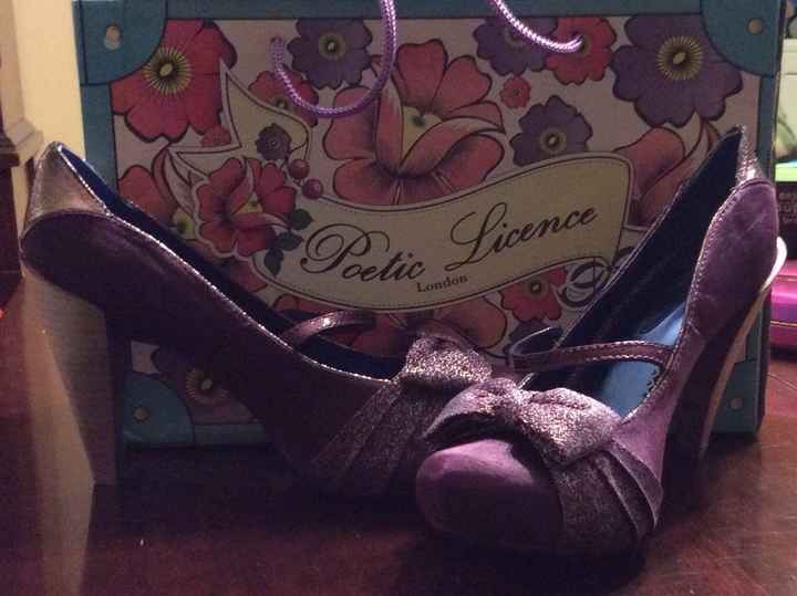 Look at my gorgeous wedding shoes!!!! Show me yours