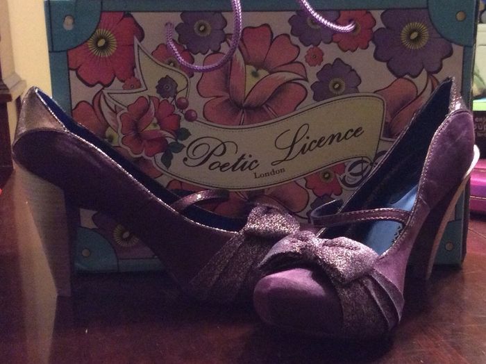 Look at my gorgeous wedding shoes!!!! Show me yours