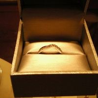 My wedding band came in!!! *pic* Show off your Ring!!!!