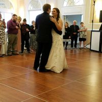 First dance... I am in love with the look of love on my face! There was no one in the room but us.