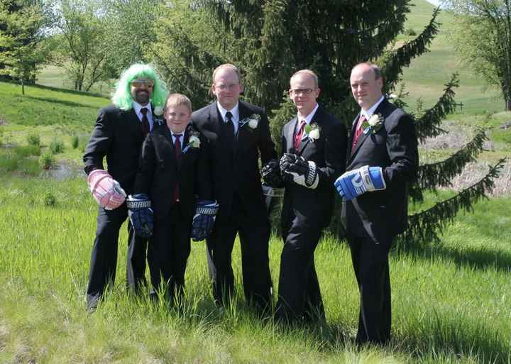 I have started going through my wedding photos.