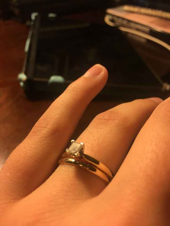 New engagement ring- show me your rings!