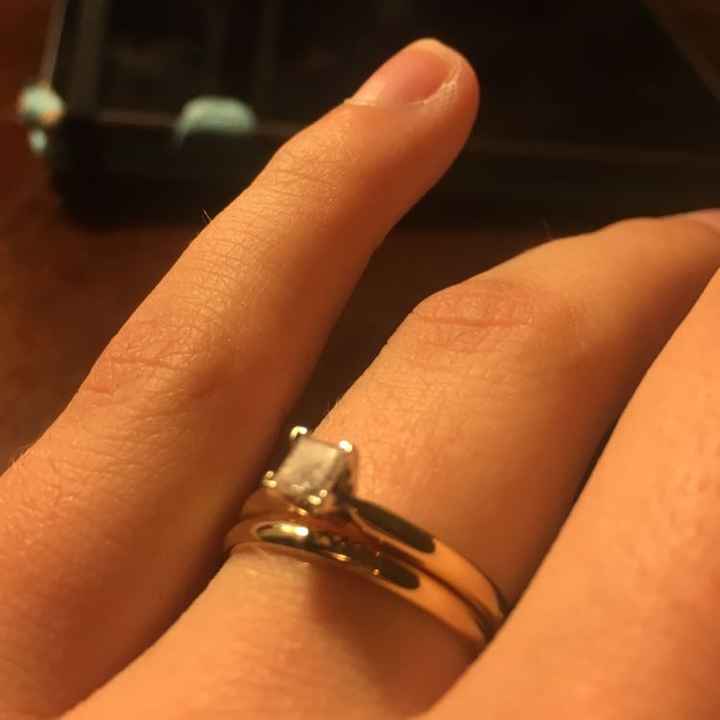 Are your rings a matching set? - 1