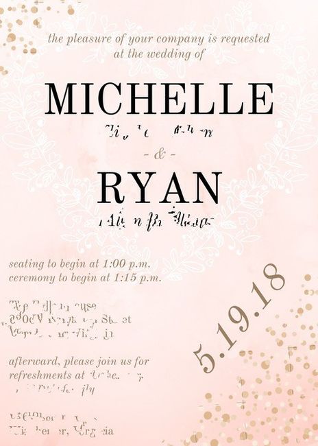 FutureMrsR's invitations