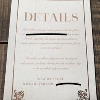 Website/RSVP insert question