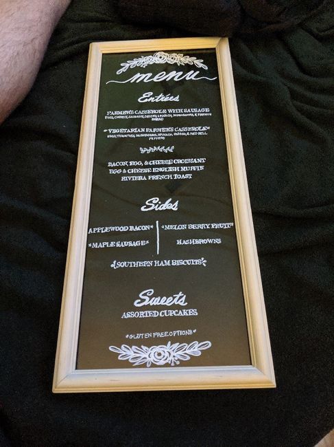 What are you serving at your wedding? 1